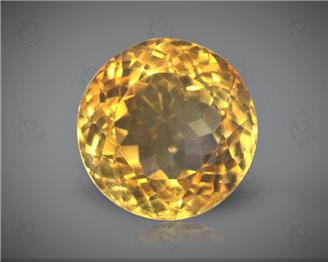 Yellow Citrine Natural Certified  10.81CTS-8566